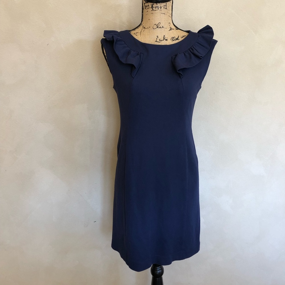 Banana Republic solid Gail sheath dress